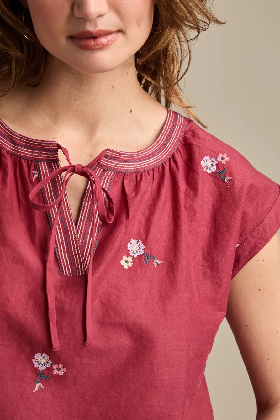 EMBROIDERED SWING BLOUSE, image 2