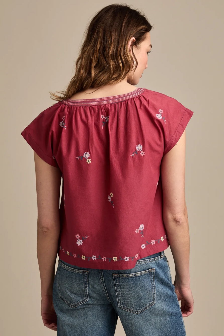 EMBROIDERED SWING BLOUSE, image 3