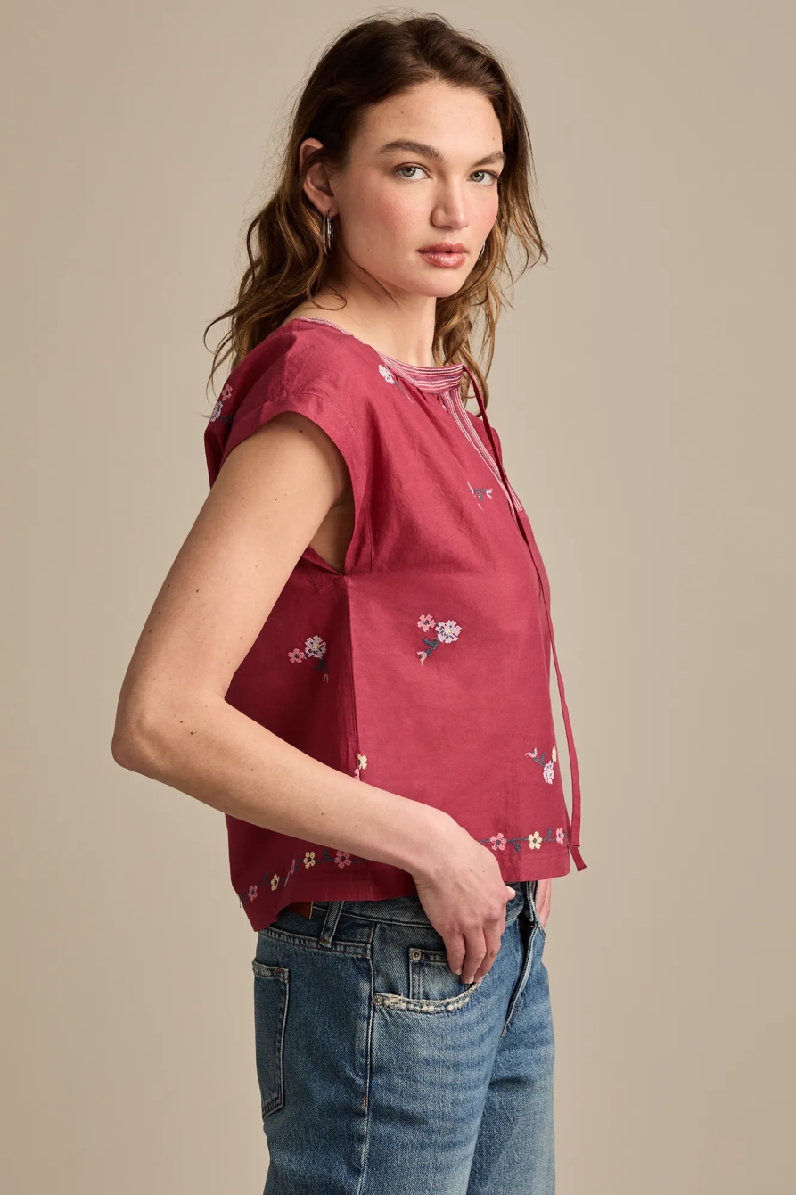 EMBROIDERED SWING BLOUSE, image 4