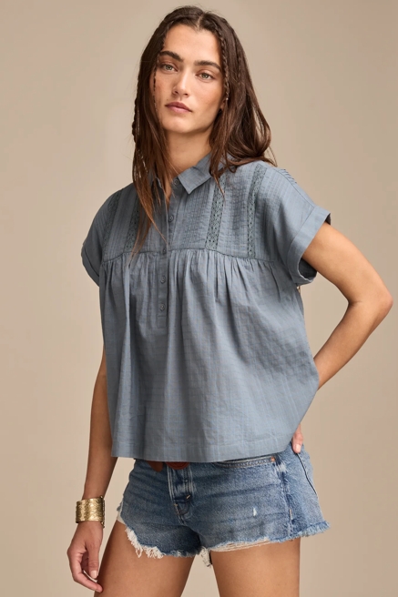 DRAPEY BUTTON-DOWN TUNIC, image 4