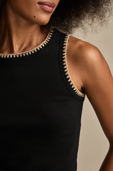 CROCHET TRIM TANK, image 2