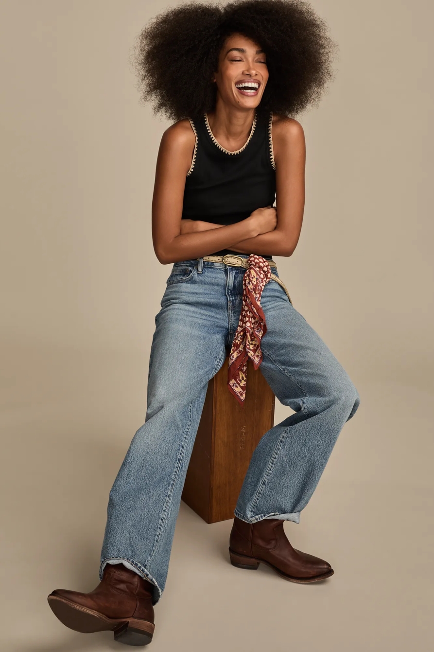 CROCHET TRIM TANK, image 3