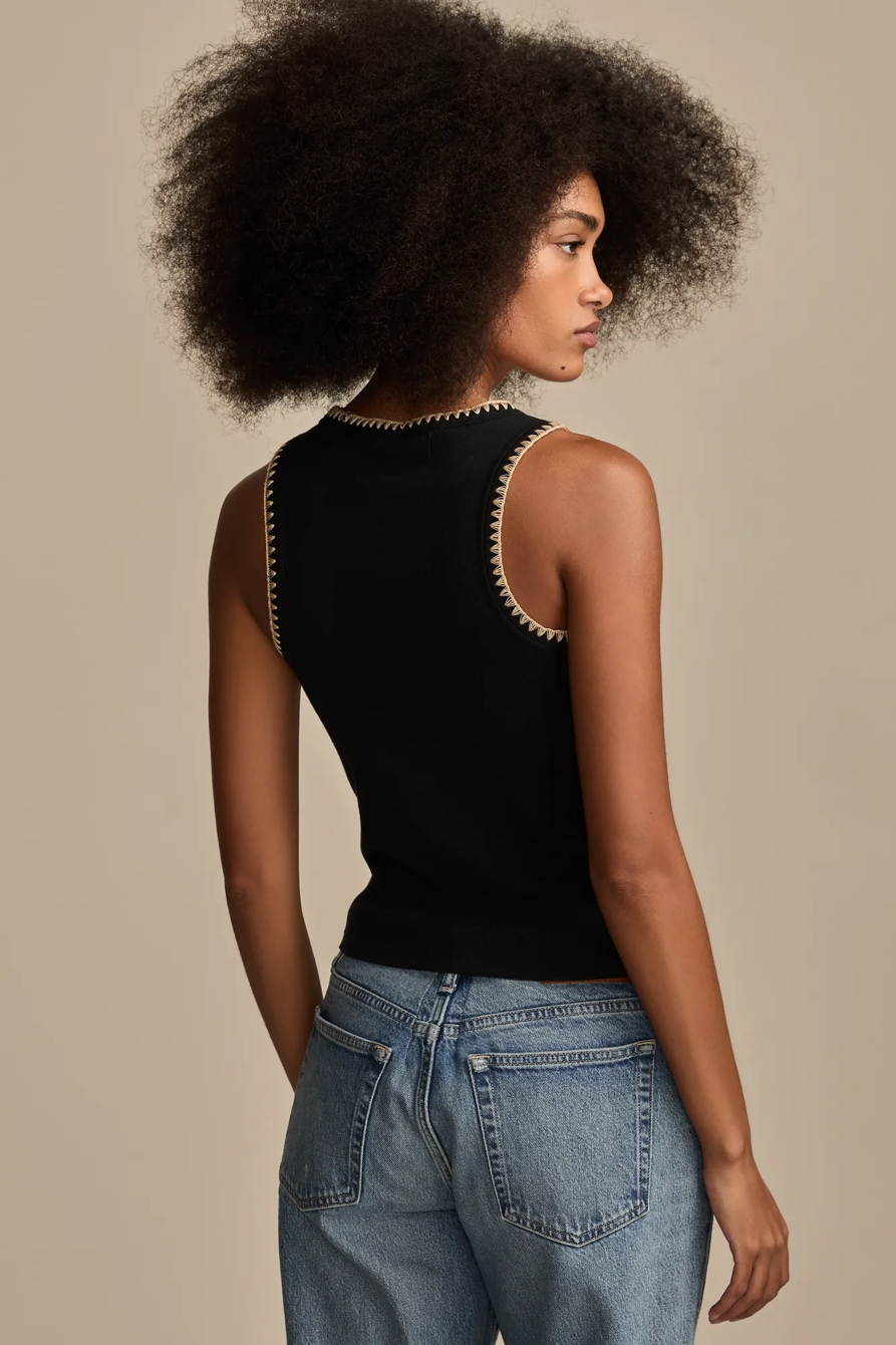 CROCHET TRIM TANK, image 5