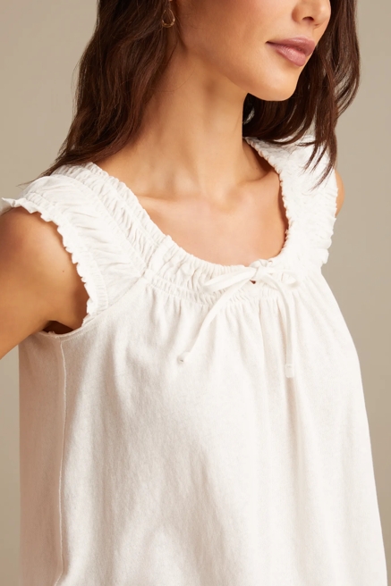 SMOCKED TIE TOP, image 3