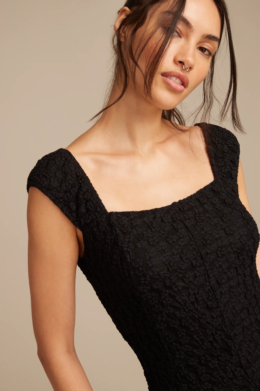 FLORAL MESH MINI DRESS, image 5