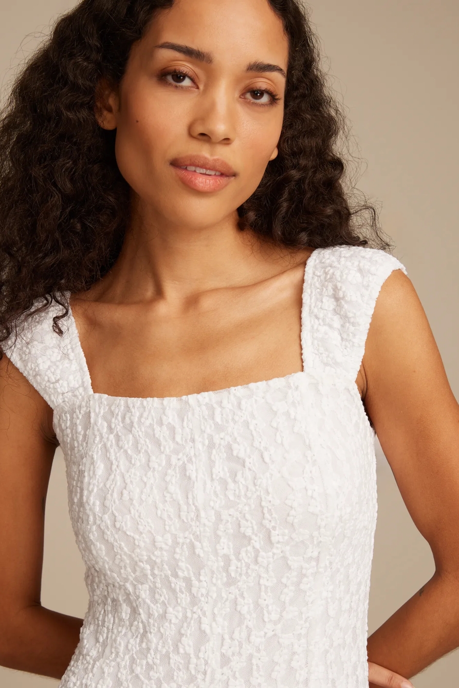 FLORAL MESH MINI DRESS, image 5