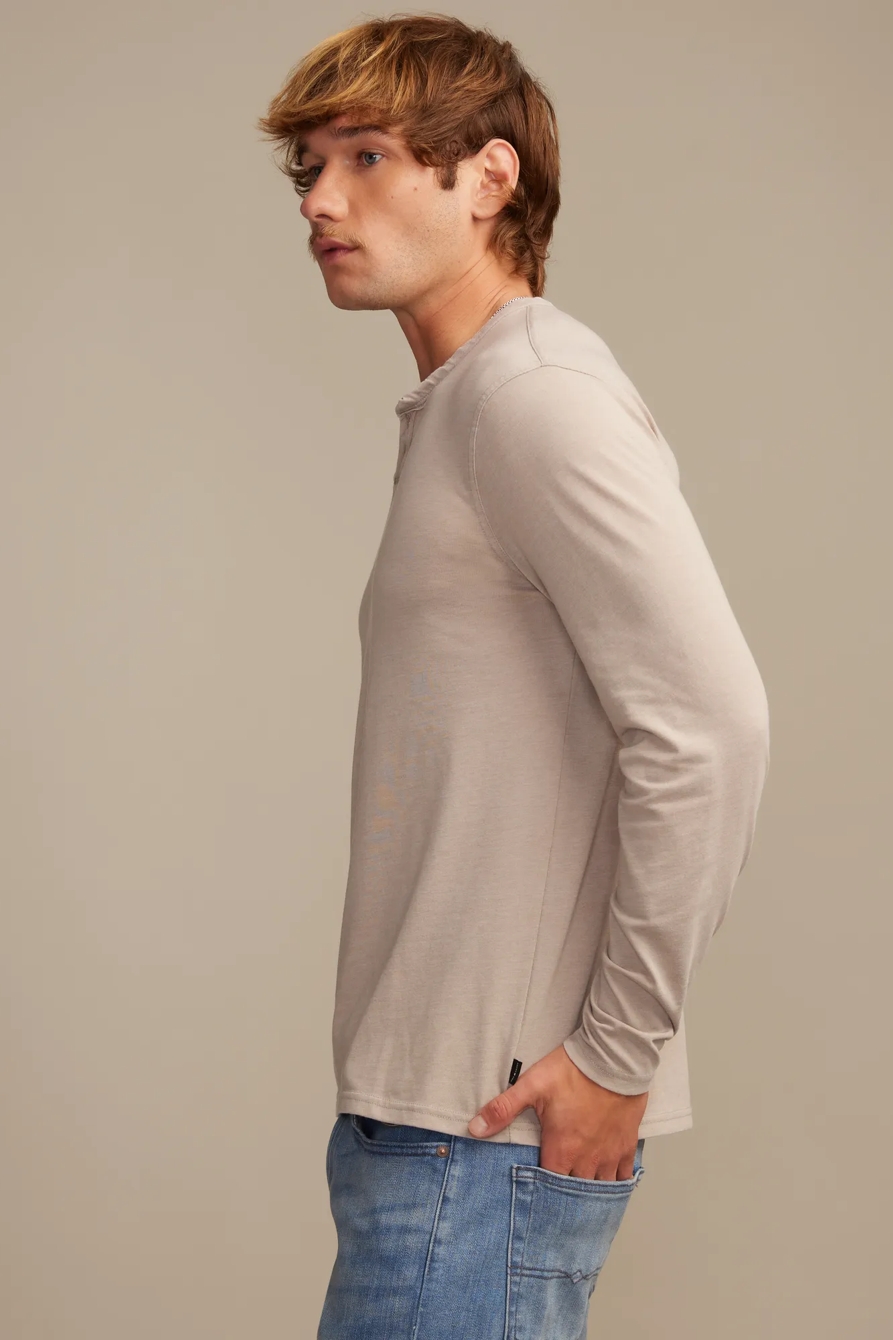 BIG & TALL VENICE BURNOUT NOTCH NECK TEE, image 4