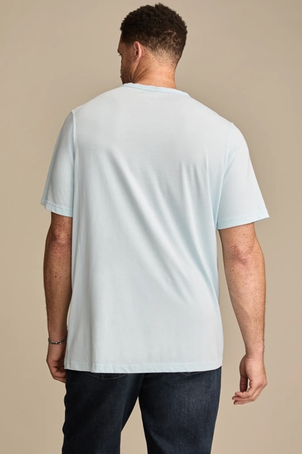 BIG & TALL VENICE BURNOUT NOTCH NECK TEE, image 4