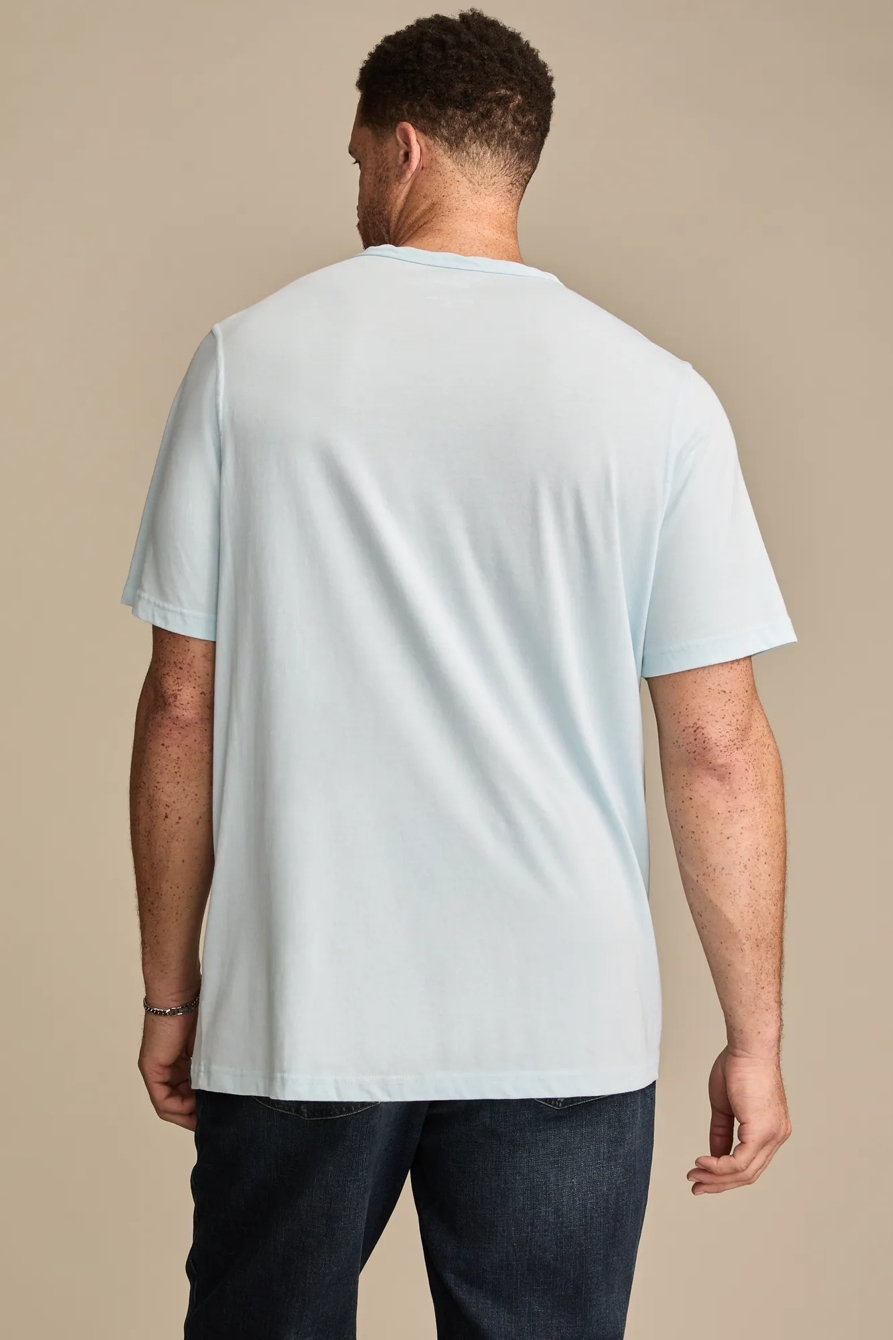 BIG & TALL VENICE BURNOUT NOTCH NECK TEE, image 4