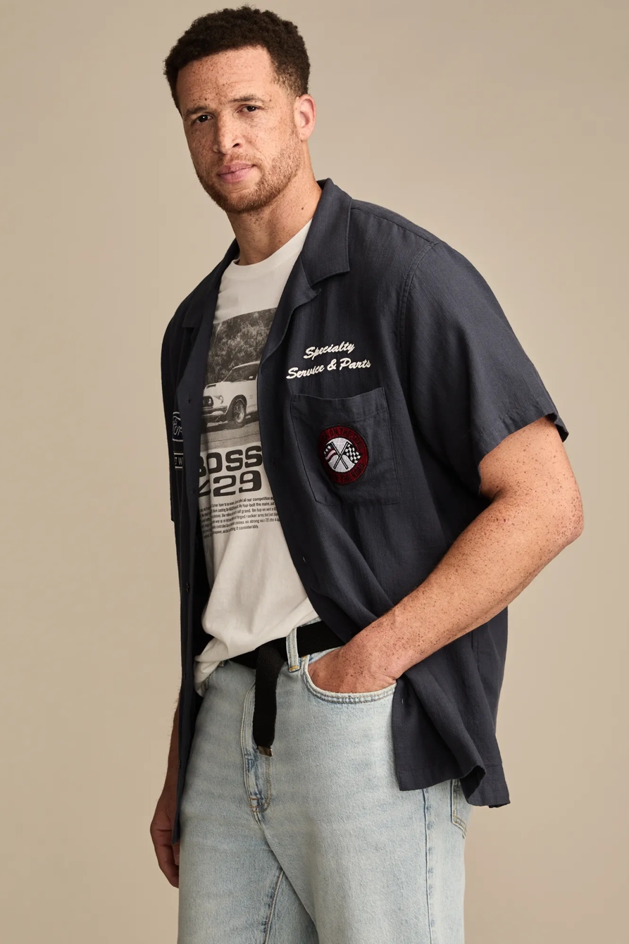 BIG & TALL FORD MECHANIC SHORT SLEEVE SHIRT, image 3