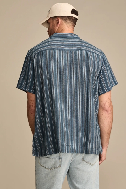 BIG & TALL SHORT SLEEVE CAMP COLLAR SHIRT, image 4