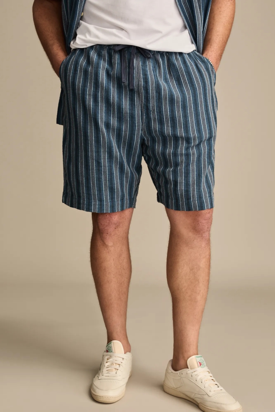 BIG & TALL 7 INCH STRIPED PULL ON SHORT, image 2