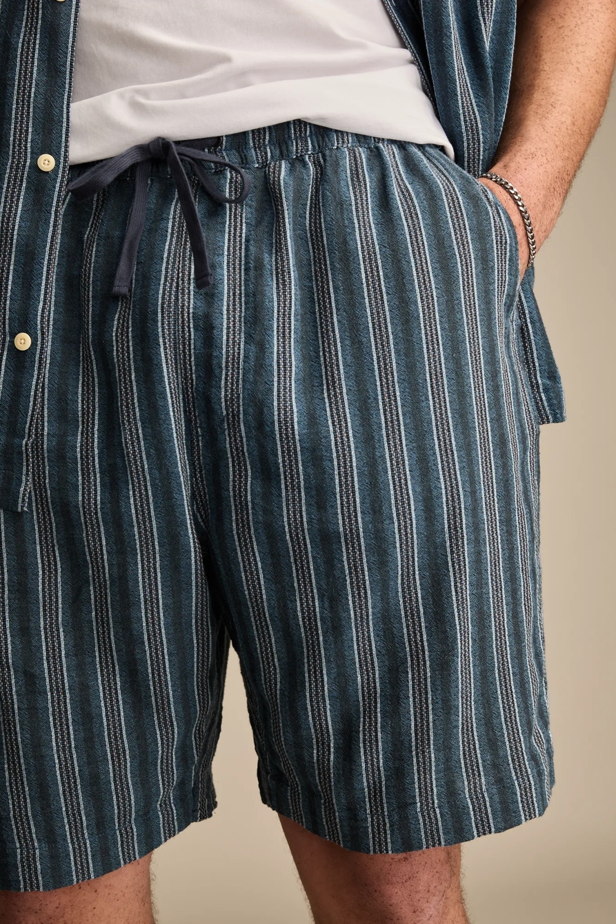BIG & TALL 7 INCH STRIPED PULL ON SHORT, image 4