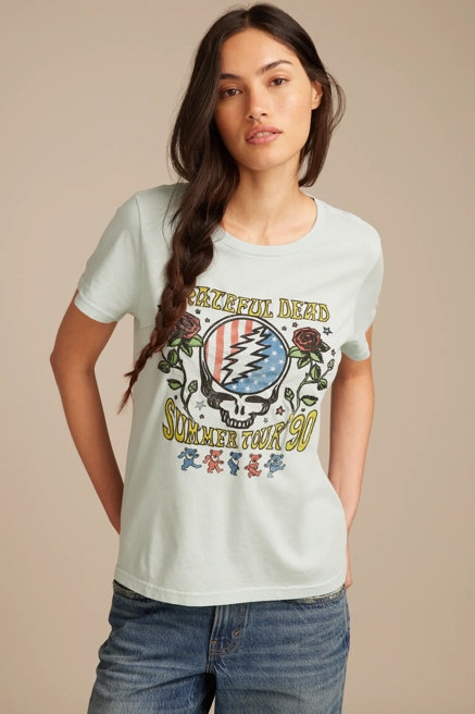 GRATEFUL DEAD SUMMER TOUR 90 CLASSIC CREW, image 1