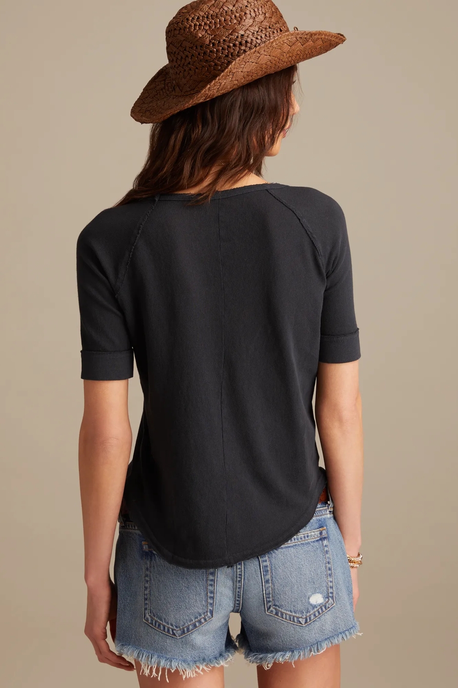 SCOOP NECK RAGLAN TEE, image 5