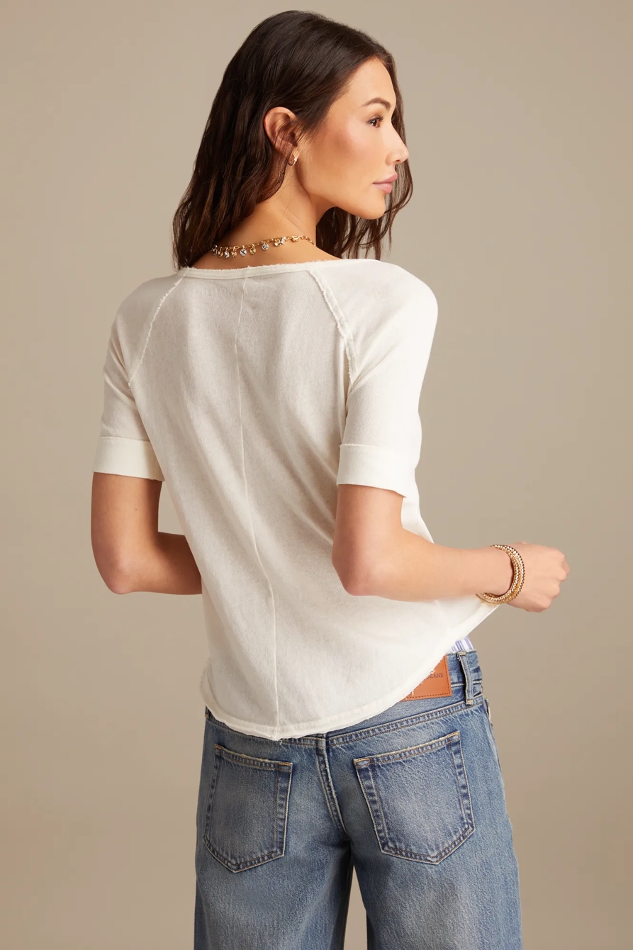 SCOOP NECK RAGLAN TEE, image 4