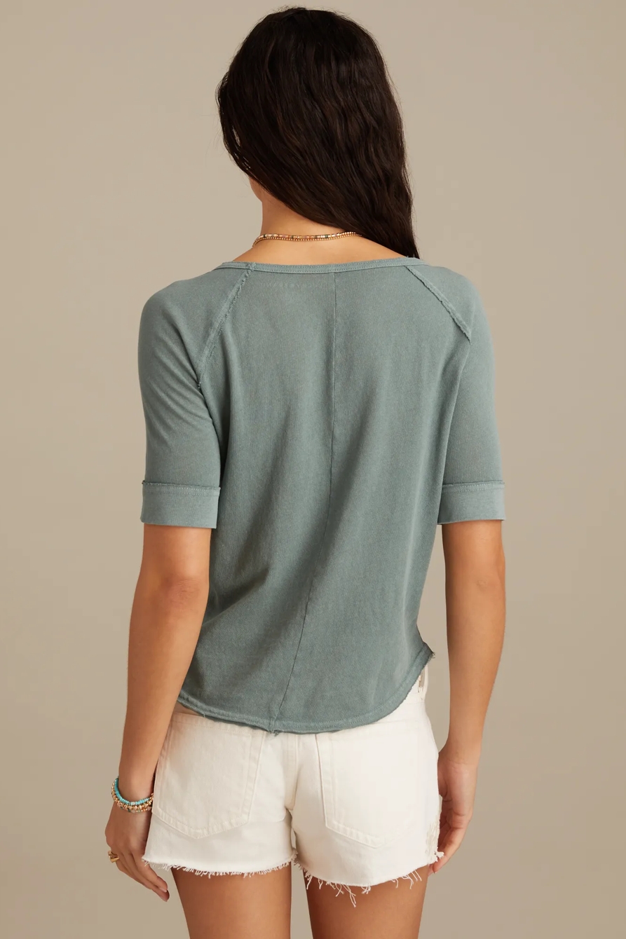 SCOOP NECK RAGLAN TEE, image 3