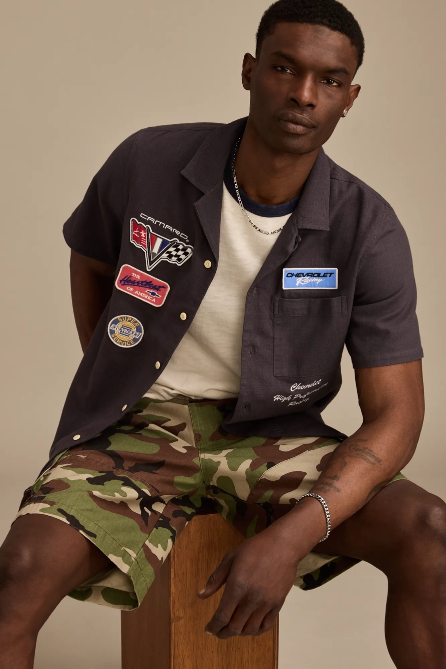 CHEvY EMBROIDERED SHORT SLEEVE SHIRT, image 1