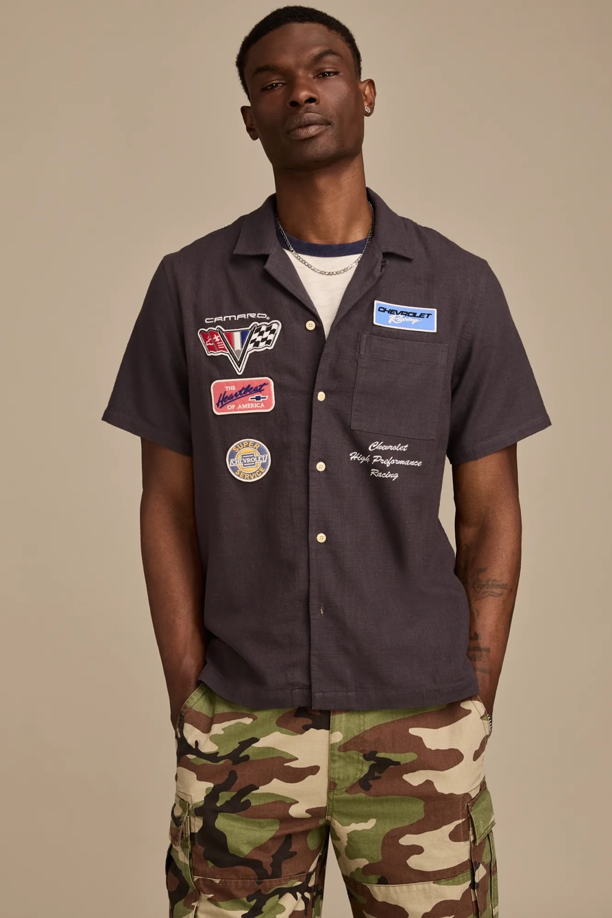 CHEvY EMBROIDERED SHORT SLEEVE SHIRT, image 4
