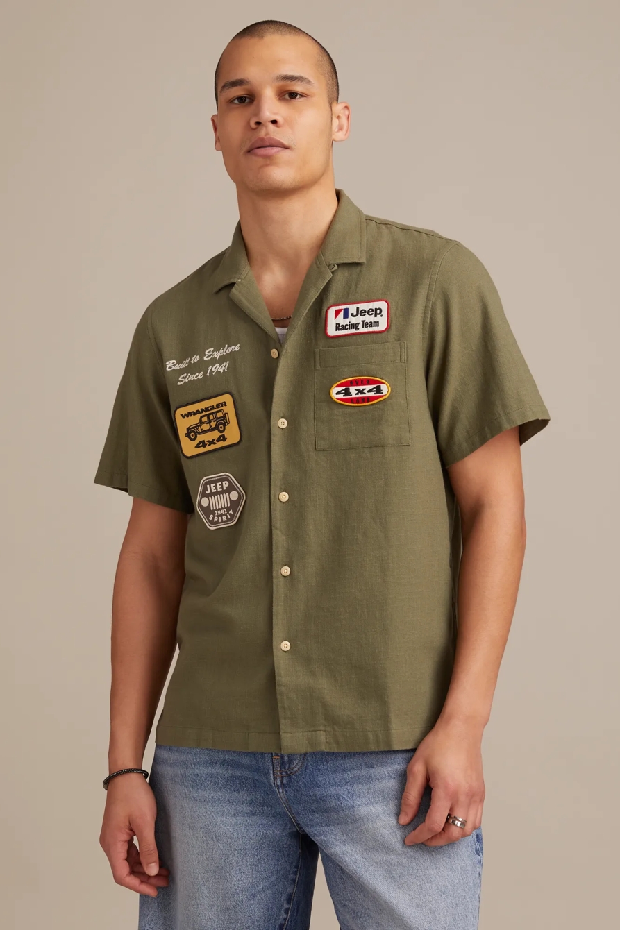 JEEP EMBROIDERED SHORT SLEEVE SHIRT, image 3