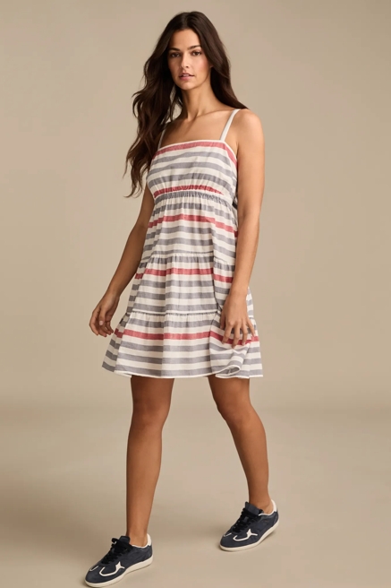 TIE BACK MINI DRESS, image 4