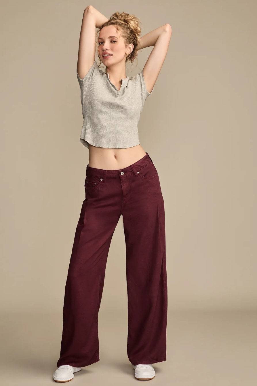 WIDE LEG PLEATED PALAZZO, image 1