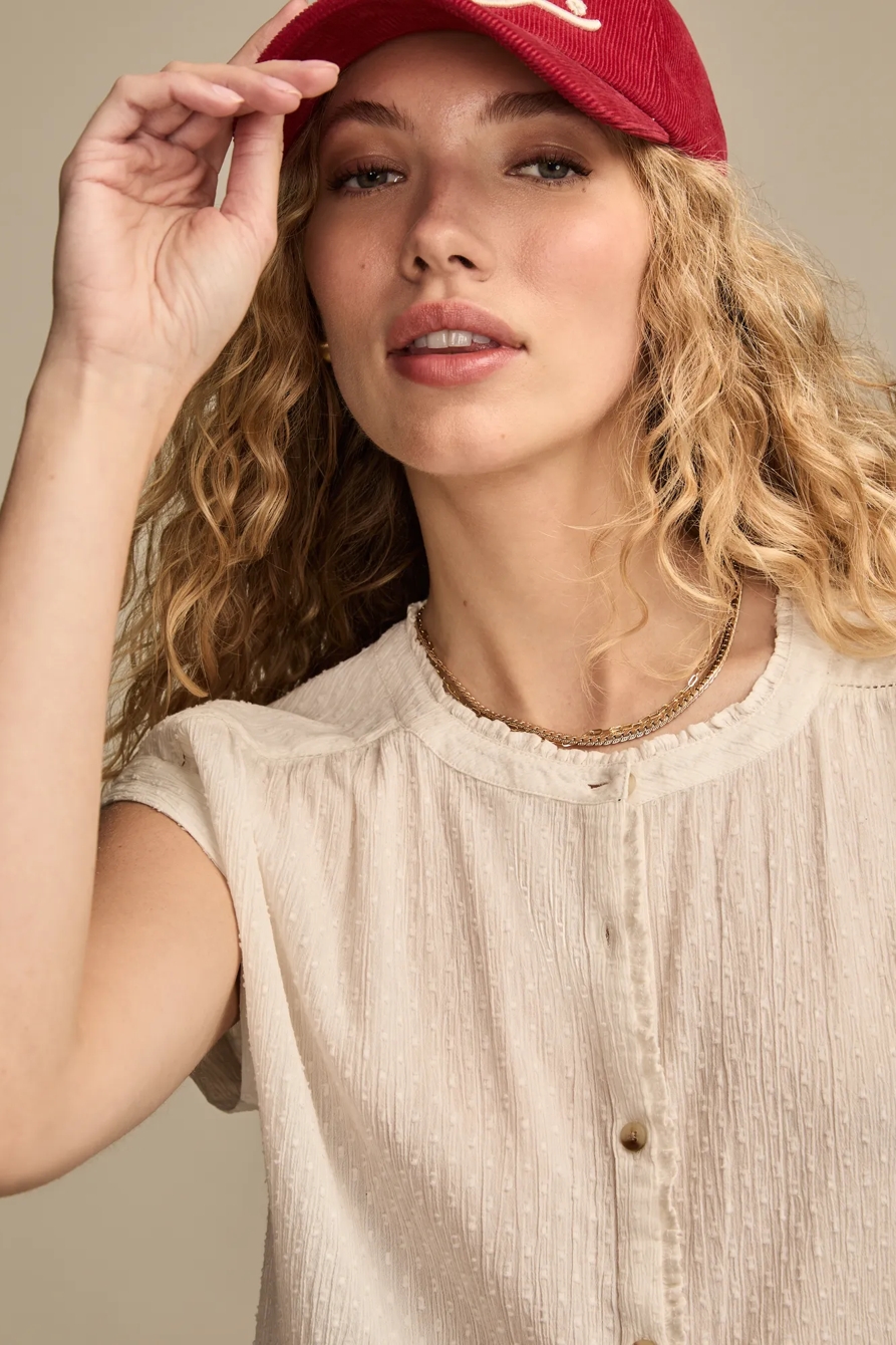 DOLMAN RUFFLE BUTTONDOWN, image 5
