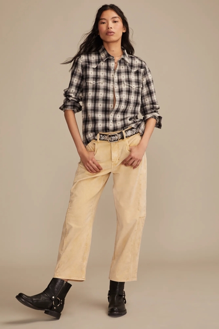 WESTERN FLANNEL BUTTON DOWN, image 1
