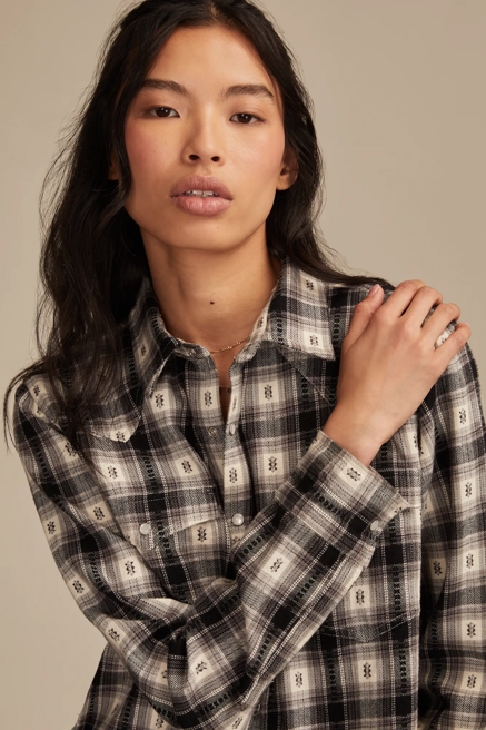 WESTERN FLANNEL BUTTON DOWN, image 2