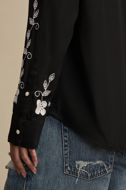 EMBROIDERED WESTERN BUTTON DOWN SHIRT, image 4