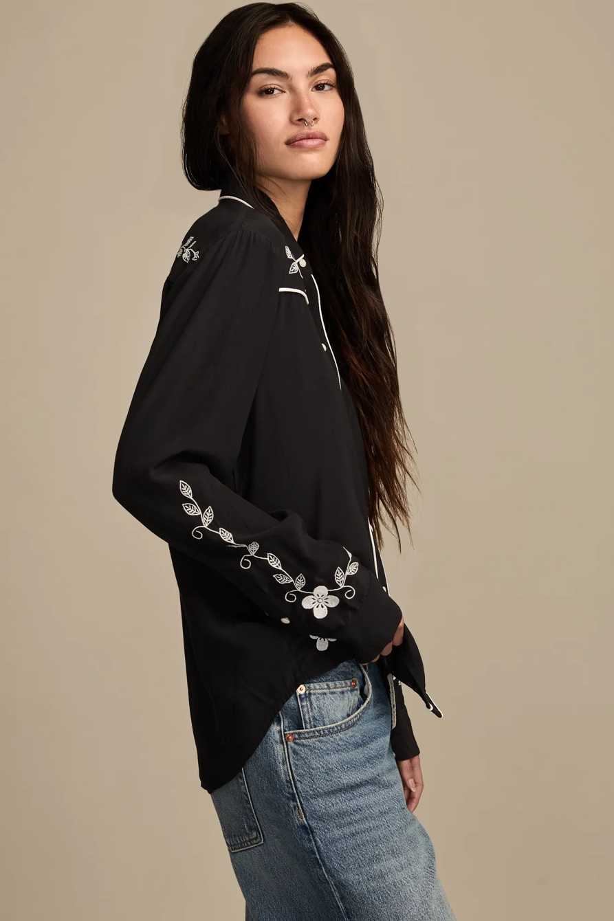 EMBROIDERED WESTERN BUTTONDOWN SHIRT, image 5