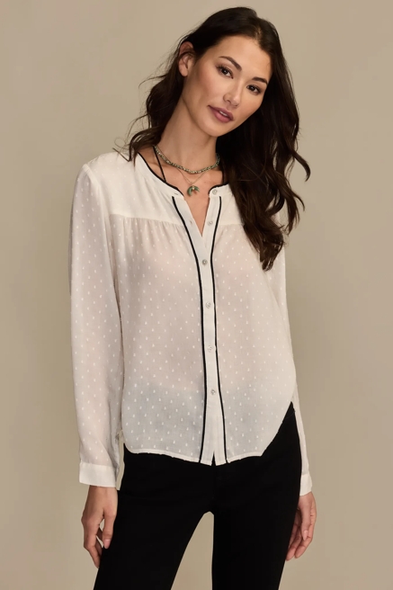 NOVELTY BUTTONDOWN TOP, image 1