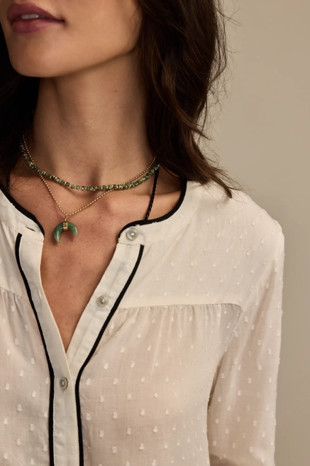 NOVELTY BUTTONDOWN TOP, image 2