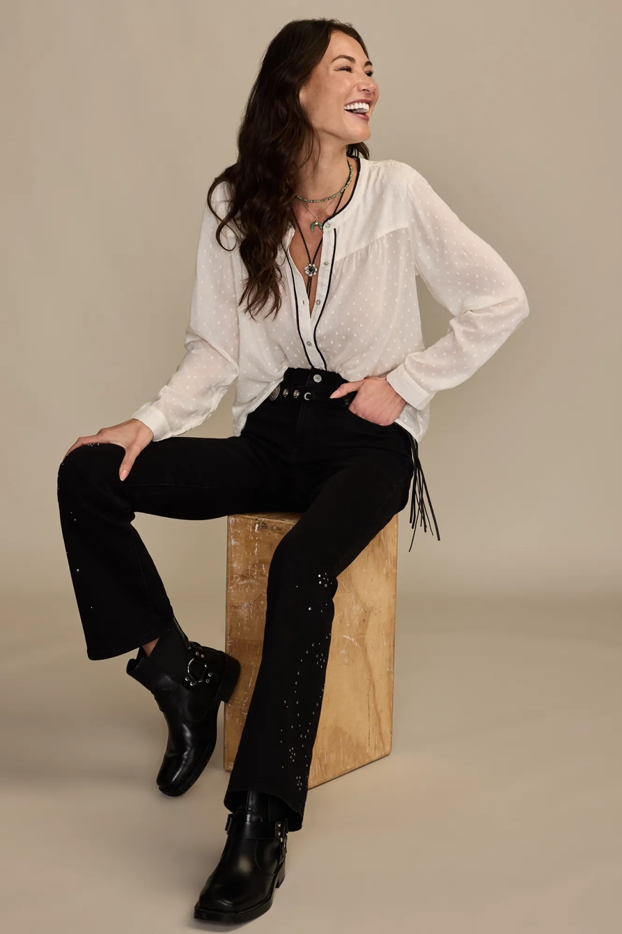 NOVELTY BUTTONDOWN TOP, image 5