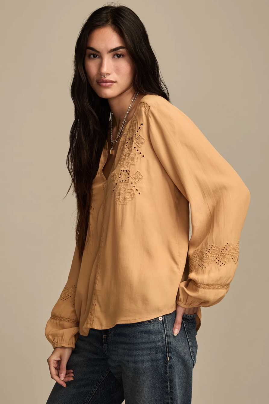 SCHIFFLEY PEASANT TOP, image 4