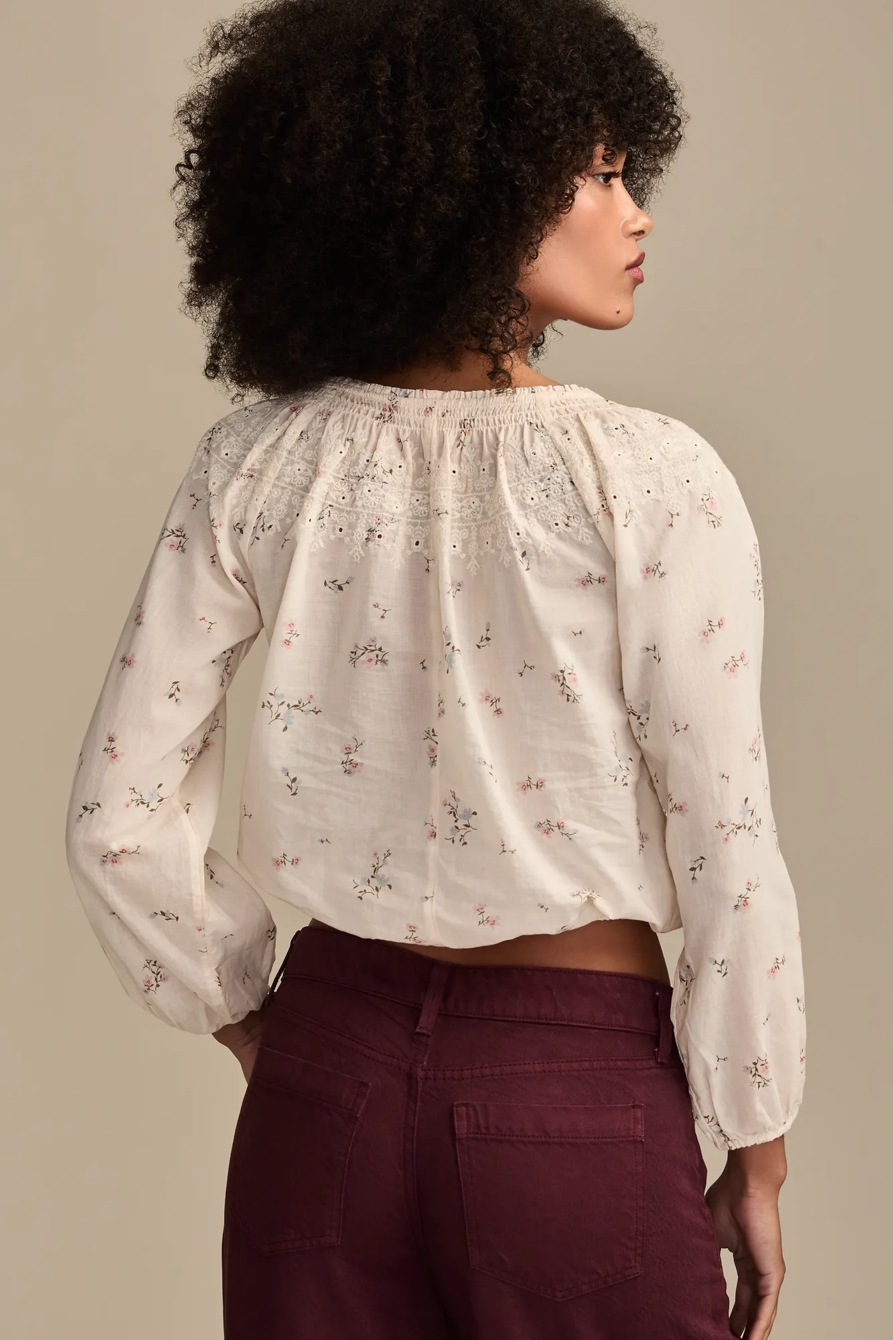 EMBROIDERED SMOCKED PEASANT, image 3