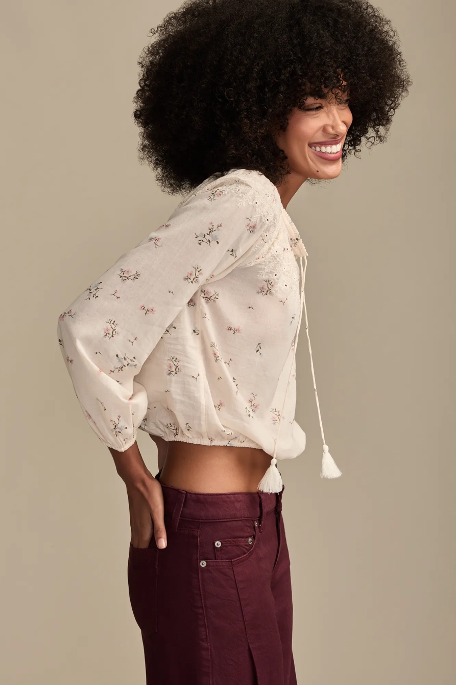 EMBROIDERED SMOCKED PEASANT, image 4