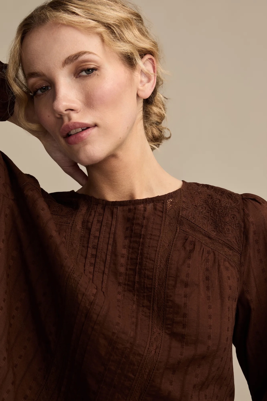 LONG SLEEVE NOVELTY FEMME TOP, image 5
