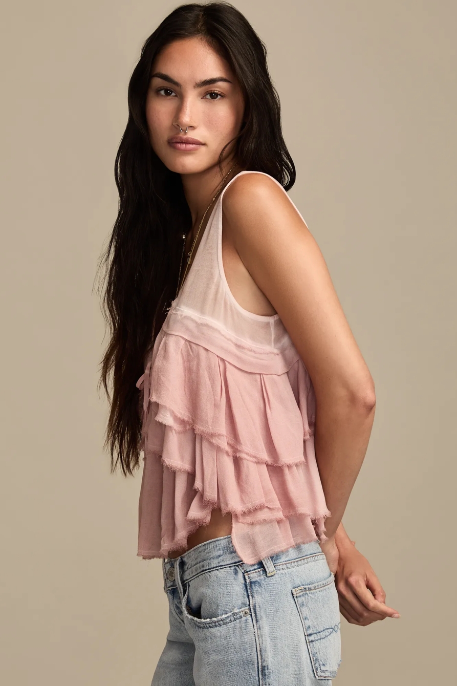 RUFFLE FLYAWAY TANK, image 4
