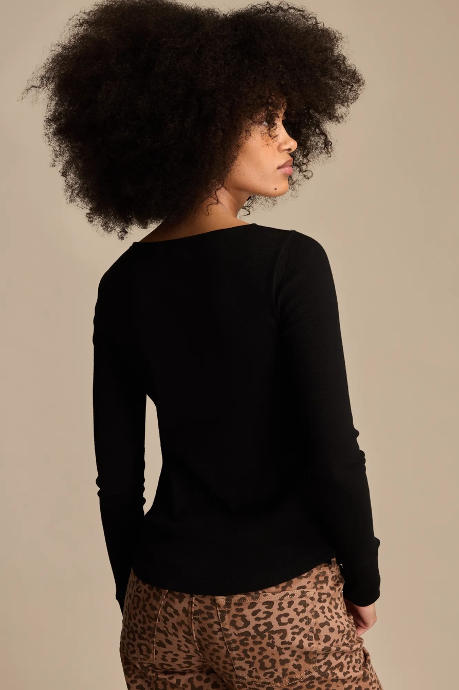LACE YOKE HENLEY, image 3