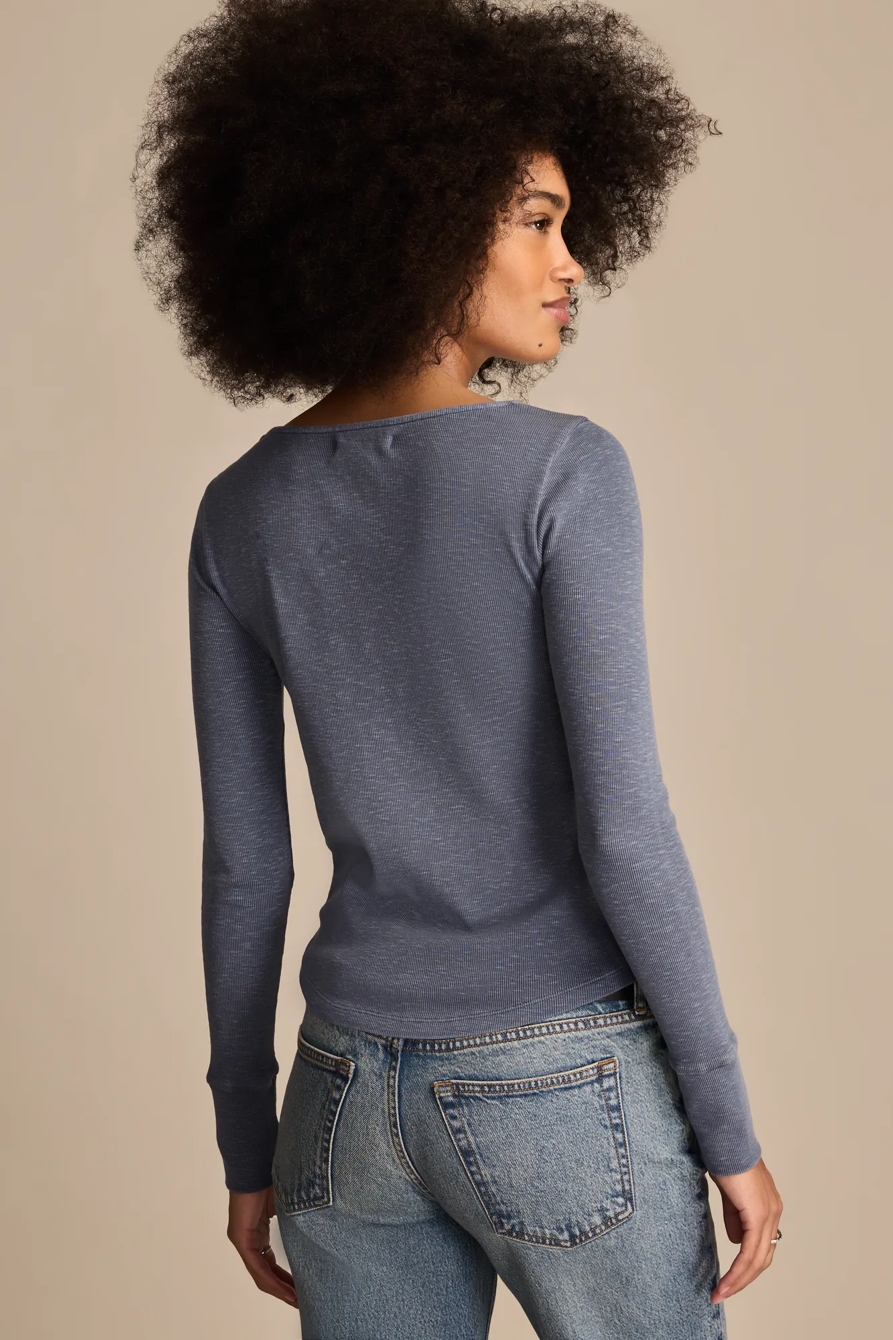 LACE YOKE HENLEY, image 5