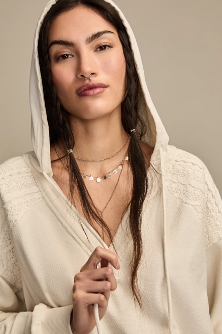 CROCHET TRIM BAJA HOODIE, image 2