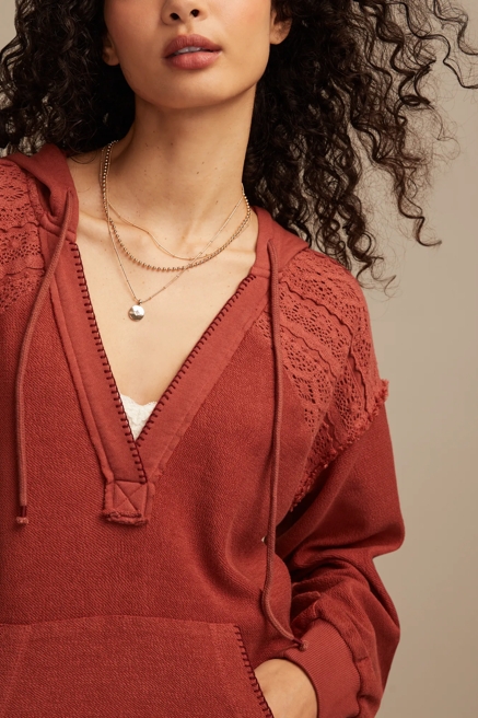 CROCHET TRIM BAJA HOODIE, image 4