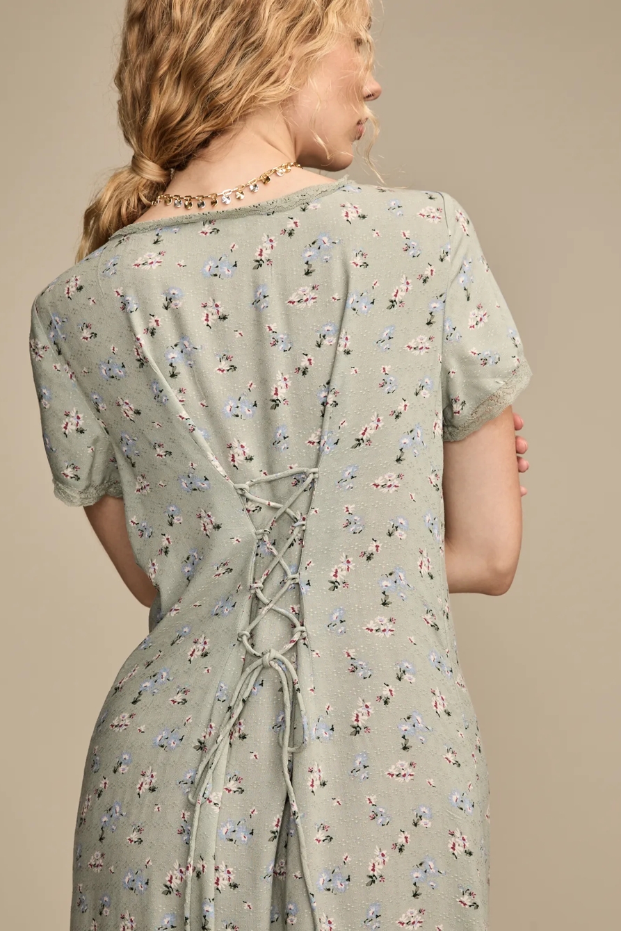 SIMONE FLORAL MIDI DRESS, image 2