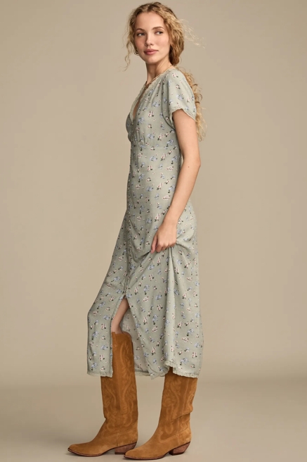SIMONE FLORAL MIDI DRESS, image 3