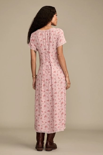 SIMONE FLORAL MIDI DRESS, image 3