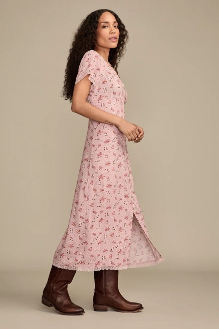 SIMONE FLORAL MIDI DRESS, image 4