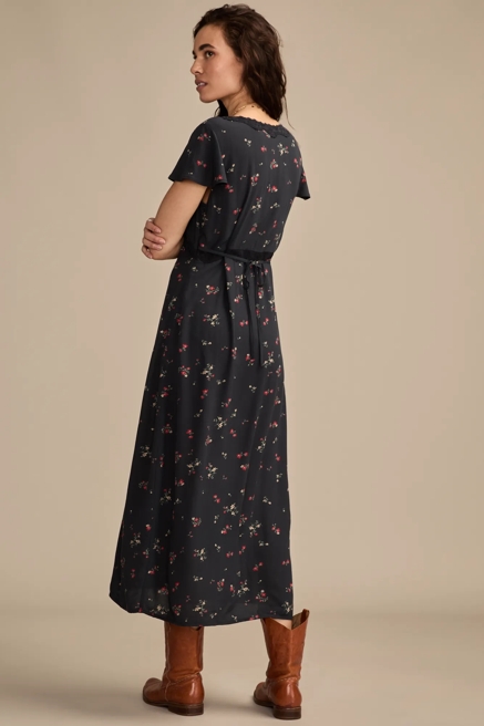 LACE TRIM MIDI SLIP DRESS, image 3