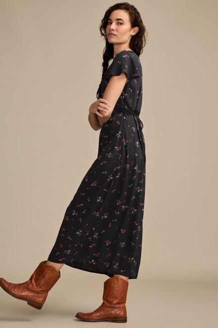 LACE TRIM MIDI SLIP DRESS, image 4