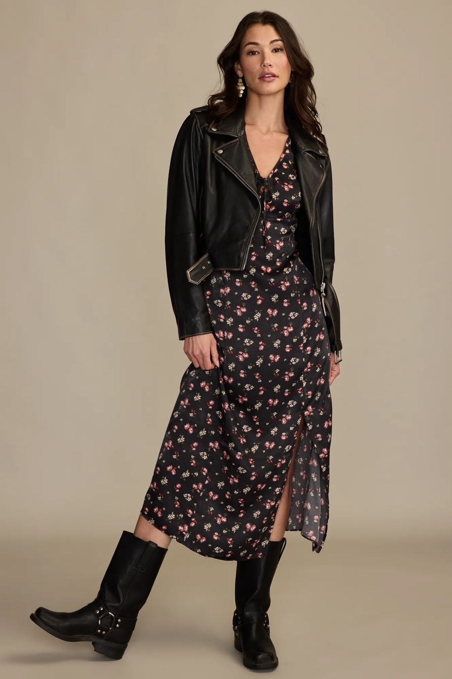 FLUTTER SLEEVE MIDI DRESS, image 5